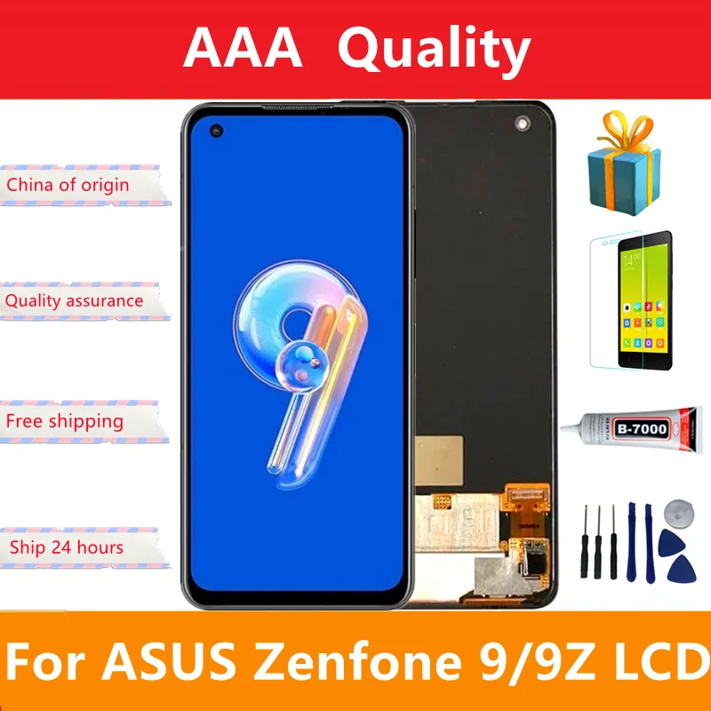 

5.9'' For Asus Zenfone 9 9Z LCD AI2202 Display Screen Touch Panel Digitizer For Zenfone9 9z LCD AI2202-1A006EU