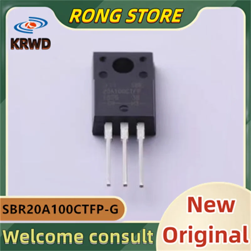 10pcs 20A100CTFP New and Original SBR20A100CTFP-G SBR20A100CTFP ITO-220AB