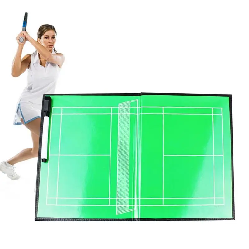 Volleyball Clipboard For Coaches Sports Training Coaches Clipboard Dry Erase Clipboard Foldable Marker Board Tennis Board Tennis