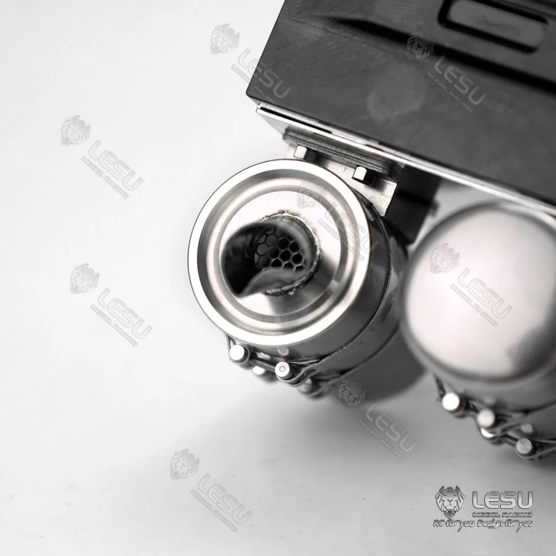 LESU 1/14 우레아 탱크 배터리 박스 배기 탱크 FH16 DIY 트랙터 트럭 RC 자동차 모델 부품 TH15252와 호환 가능