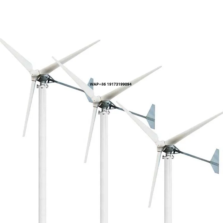 New Design 5KW 6KW 220V Horizontal Wind Turbine With Patented Permanent Magnet Ac Generator for Home Roof