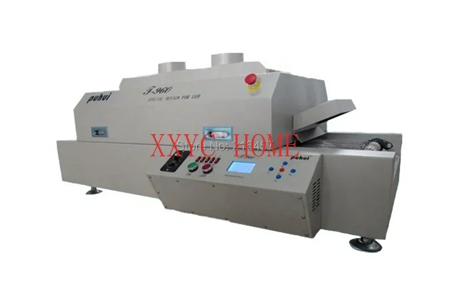 T-960 LED Wave reflow Soldering Machine SMT Reflow Oven infrared IC Heating Length 960mm Max PCB Board Length 300MM te