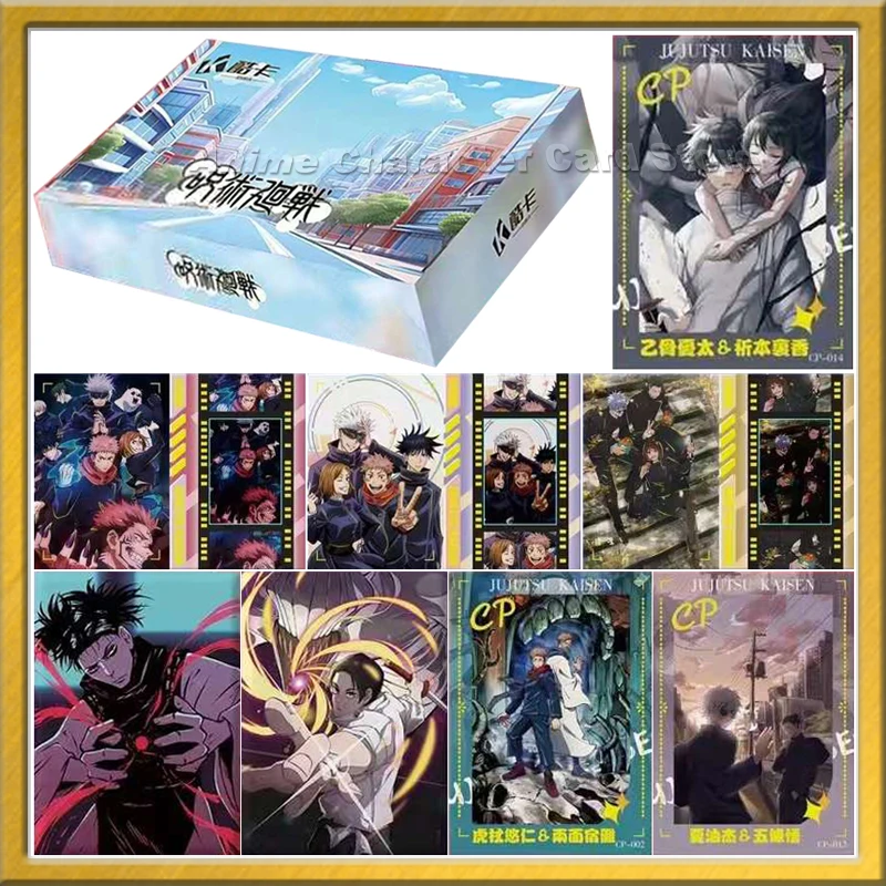 

Wholesale Jujutsu Kaisen Card Anime Character Itadori Yuji Kugisaki Nobara Fushiguro Megumi Collection Cards Children Gifts