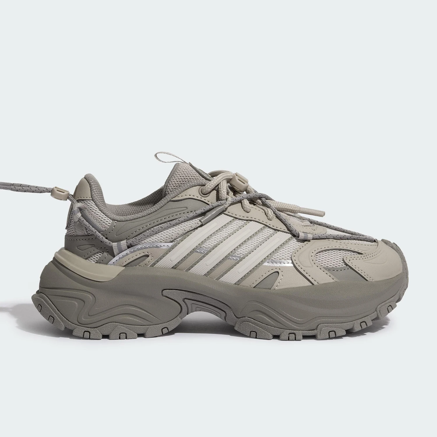 Adidas Authentic Summer Men's Women's Thick Sole Retro Wear-Resistant Dad Shoes KJ1213