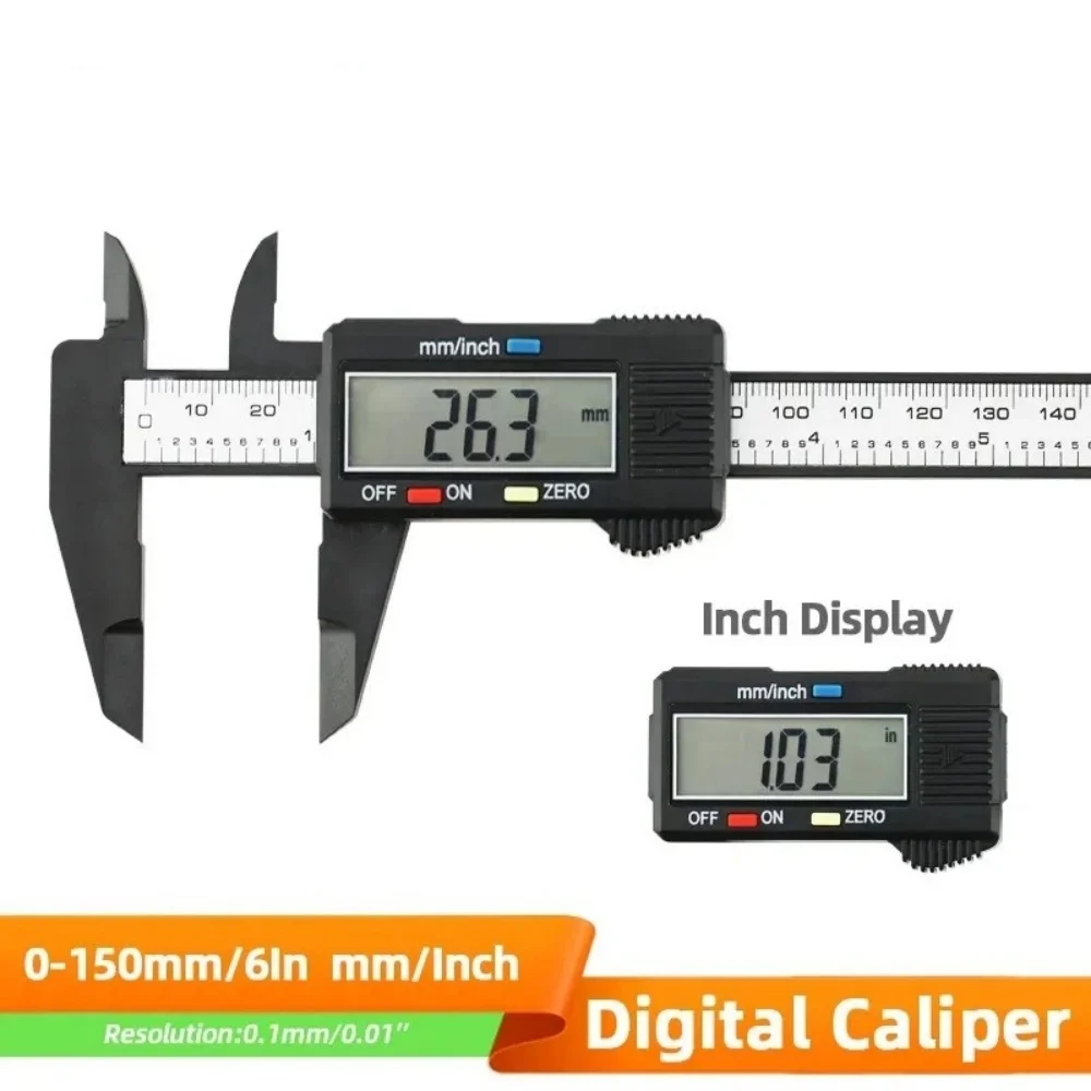 6inch Digital Vernier Calipers 0-150mm Lcd Electronic Calipe
