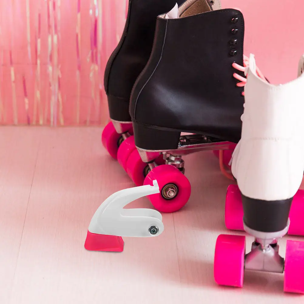 

2Pcs Kids Roller Skate Brake Replacement Wear Resistant Rubber Pad Safety Stoppers for Children Inline Skating Accessories