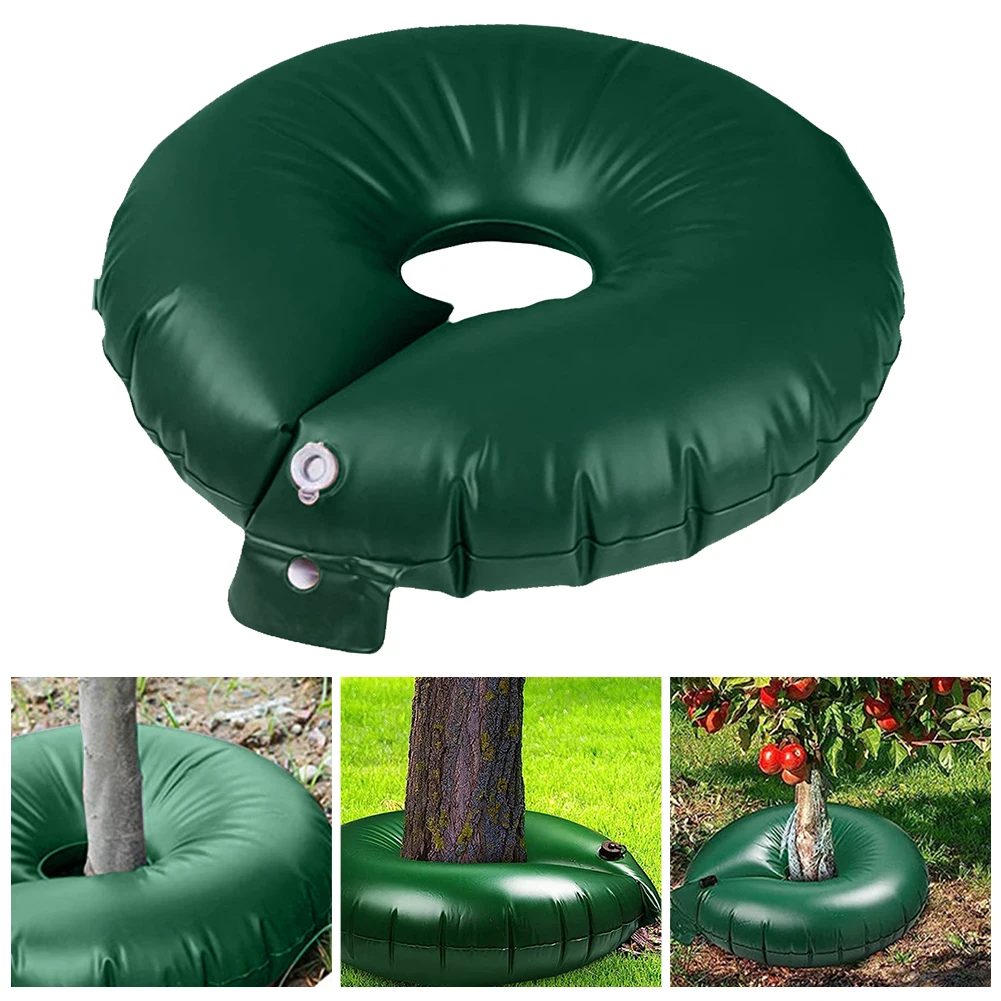 

10/15/20 Gallon Tree Watering Ring PVC Drip Irrigation Water Pouch Automatic Drip System for Planting Gardening Trees and Shrubs