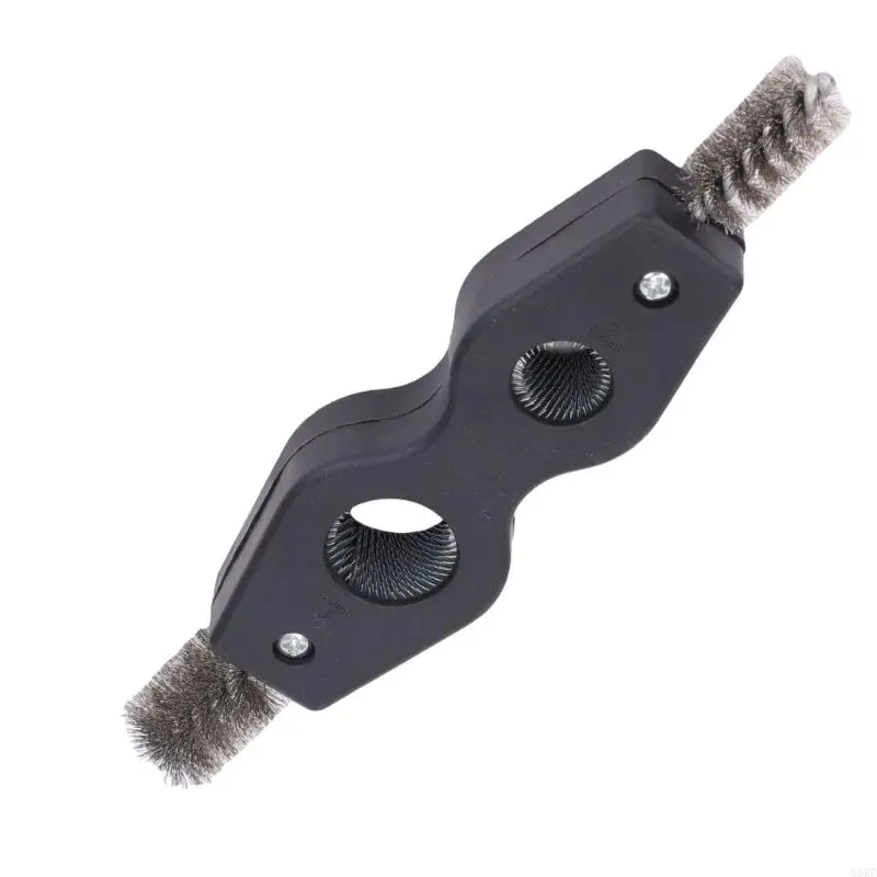 Cleaning Tool Inner Outer Thread Cleaner Deburring Brush Pipe Cleaner 1/2in & 3/4in Wire Brush Pipe Brush Q6RD