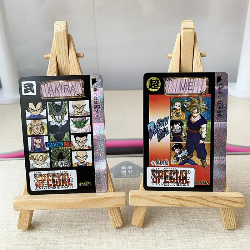Anime Dragon Ball bricolage ACG jeu réfraction carte à collectionner cellule Bejita Torankusu Tien Shinhan Piccolo jouet pour garçon cadeaux d'anniversaire