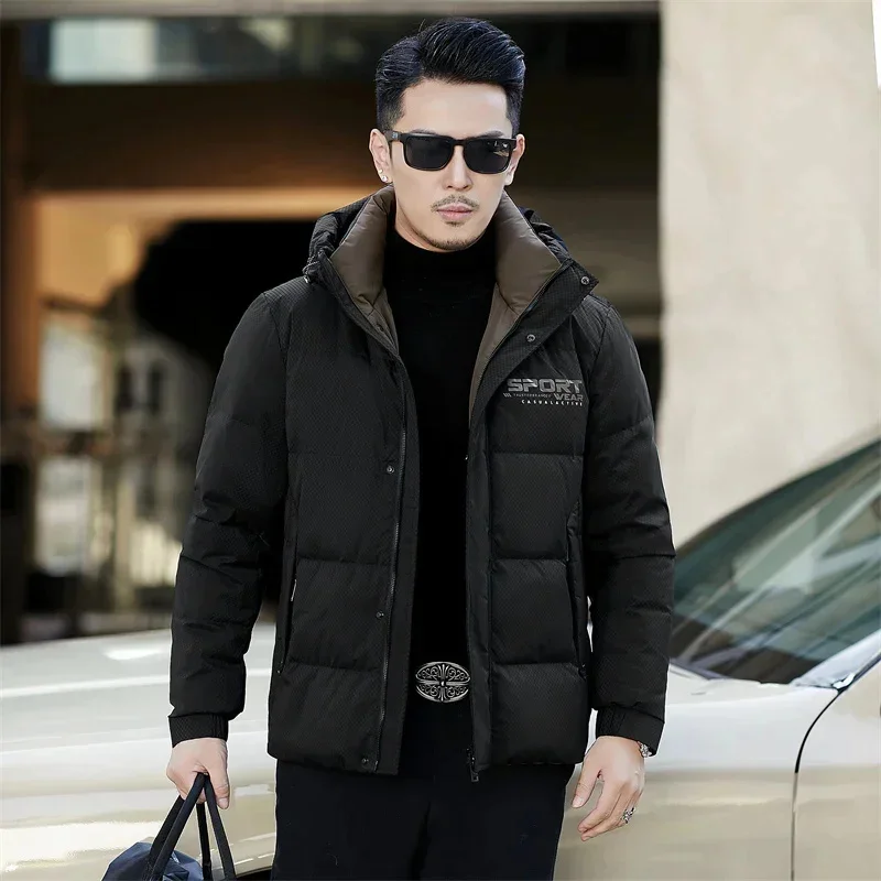 

COZOK Designer Clothes Men Luxury Short Down Jacket Duck Male Padding Men's Padded Cold 2025 Winter New Coat Man