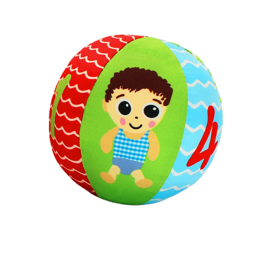 10X10Cm الطفل استيعاب الكرة الملونة اليد التنسيق العين التدريب للرضع التنمية الحسية التعلم المبكر اللعب أداة #2