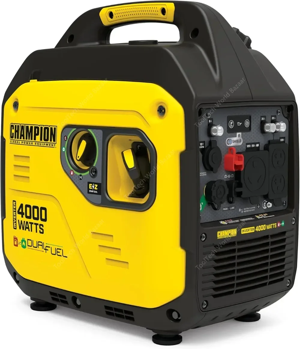 

4000-Watt Dual Fuel RV Ready Portable Inverter Generator with Quiet Technology and CO Shield