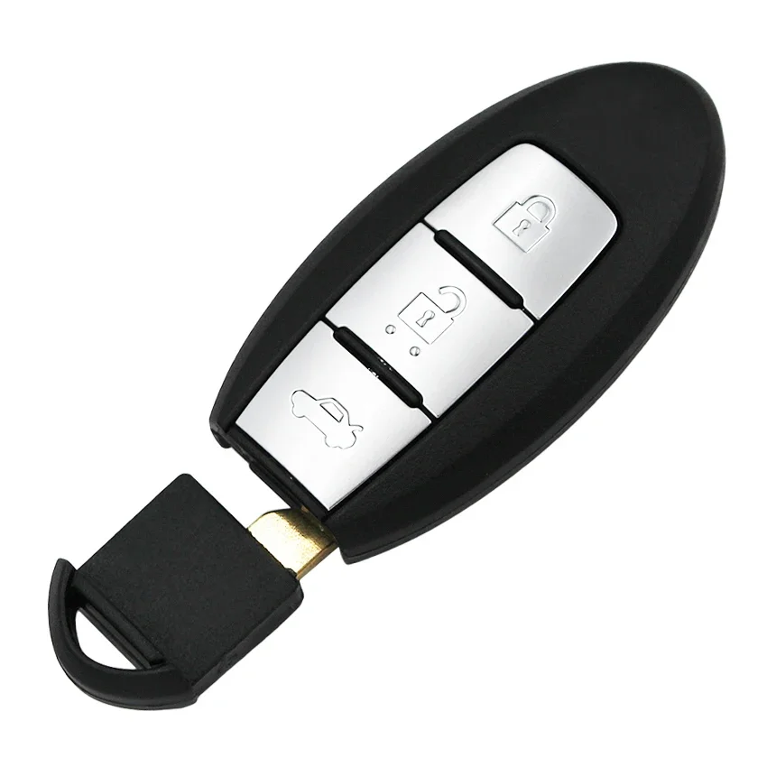 New 3 Button Smart Remote Key Fob 433MHZ with 4A Chip for Infiniti Q50 Q50L Q50S with Insert Key Blade