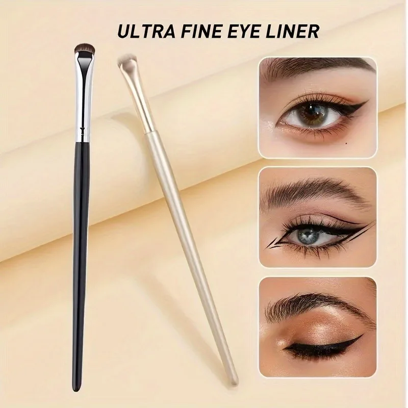 1 Stück Blade-Eyeliner-Pinsel, feiner Eyeliner-Pinsel, weicher und langlebiger Mischpinsel für präzise und gleichmäßige Make-up-Anwendung
