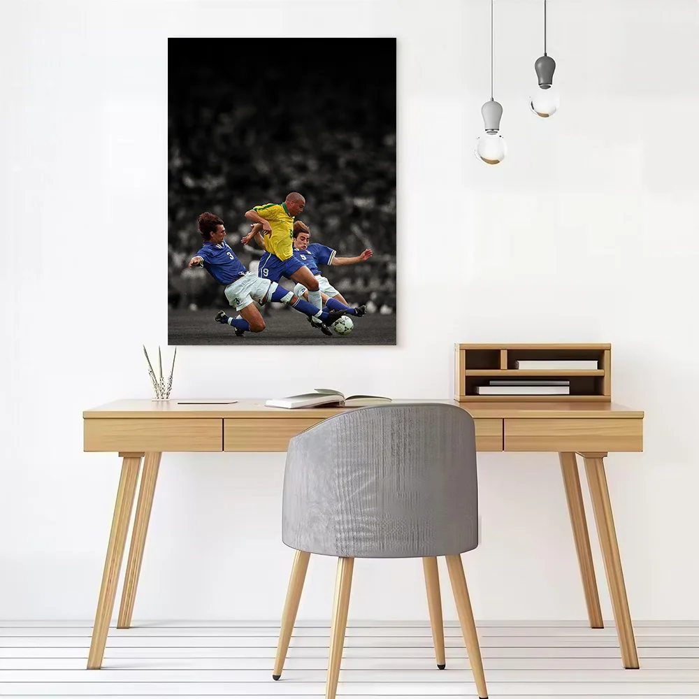 Ronaldo Brazil Canvas Poster Customizable Pictures Wall Art Canvas Painting for Decoration Living Room Decor Wand Deko Home Arts