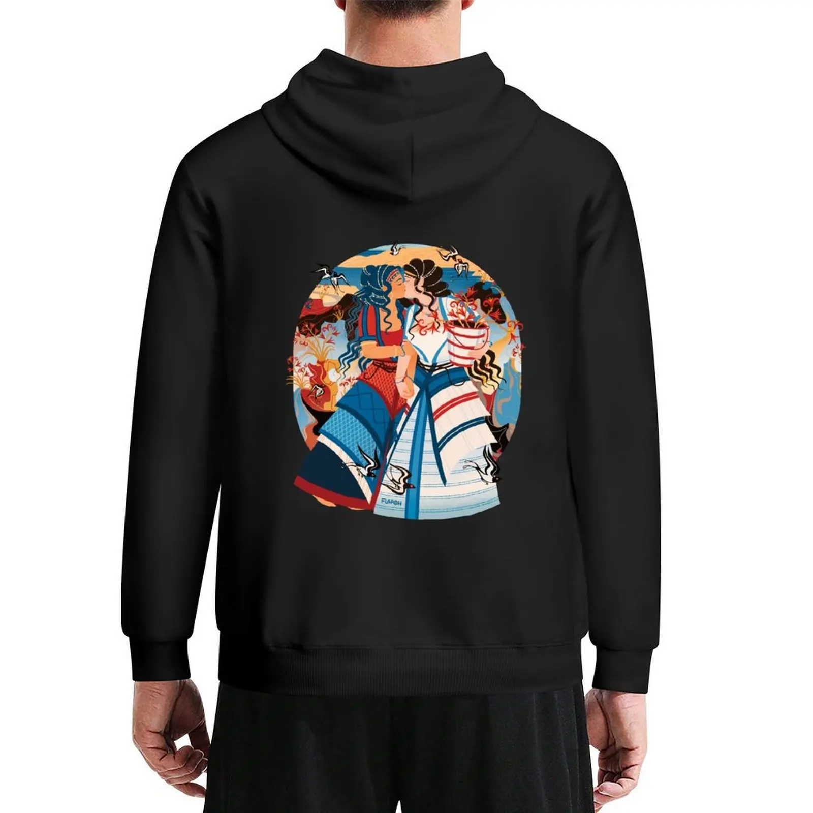 

The Lovers of Akrotiri - SFW Hoodie autumn men's sweat-shirt set blouse new in hoodies & sweat-shirt