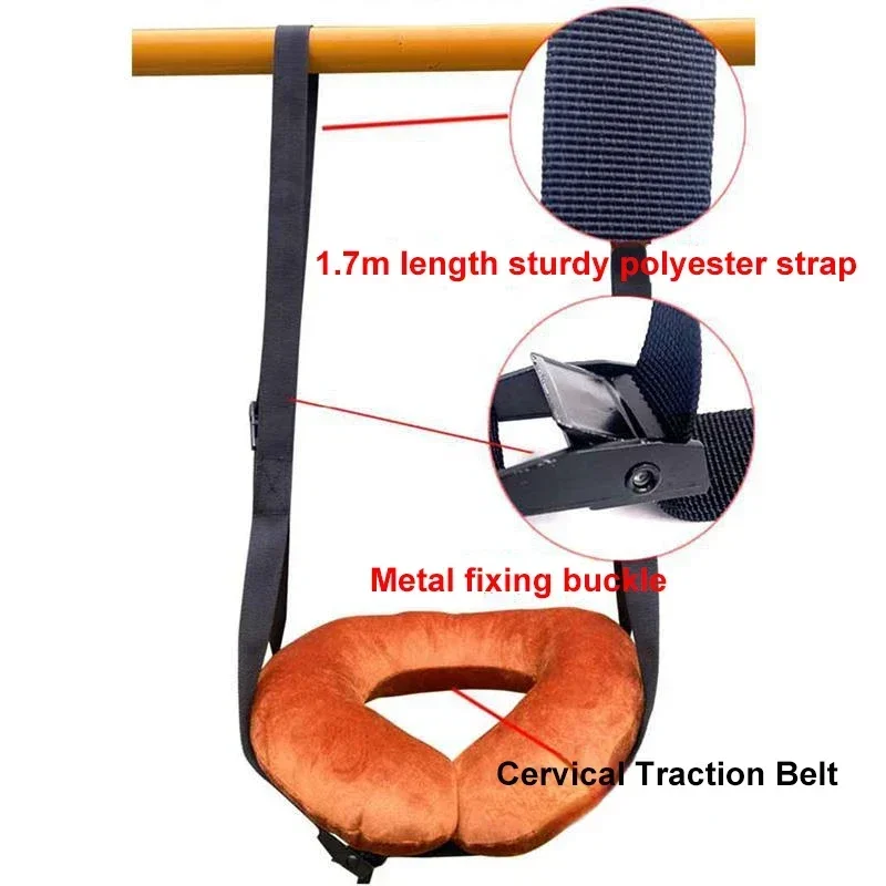 Cervical Traction Belt Suspension Cervical Traction Correction Neck Massager Stretcher Adjustable Household Suspension Type