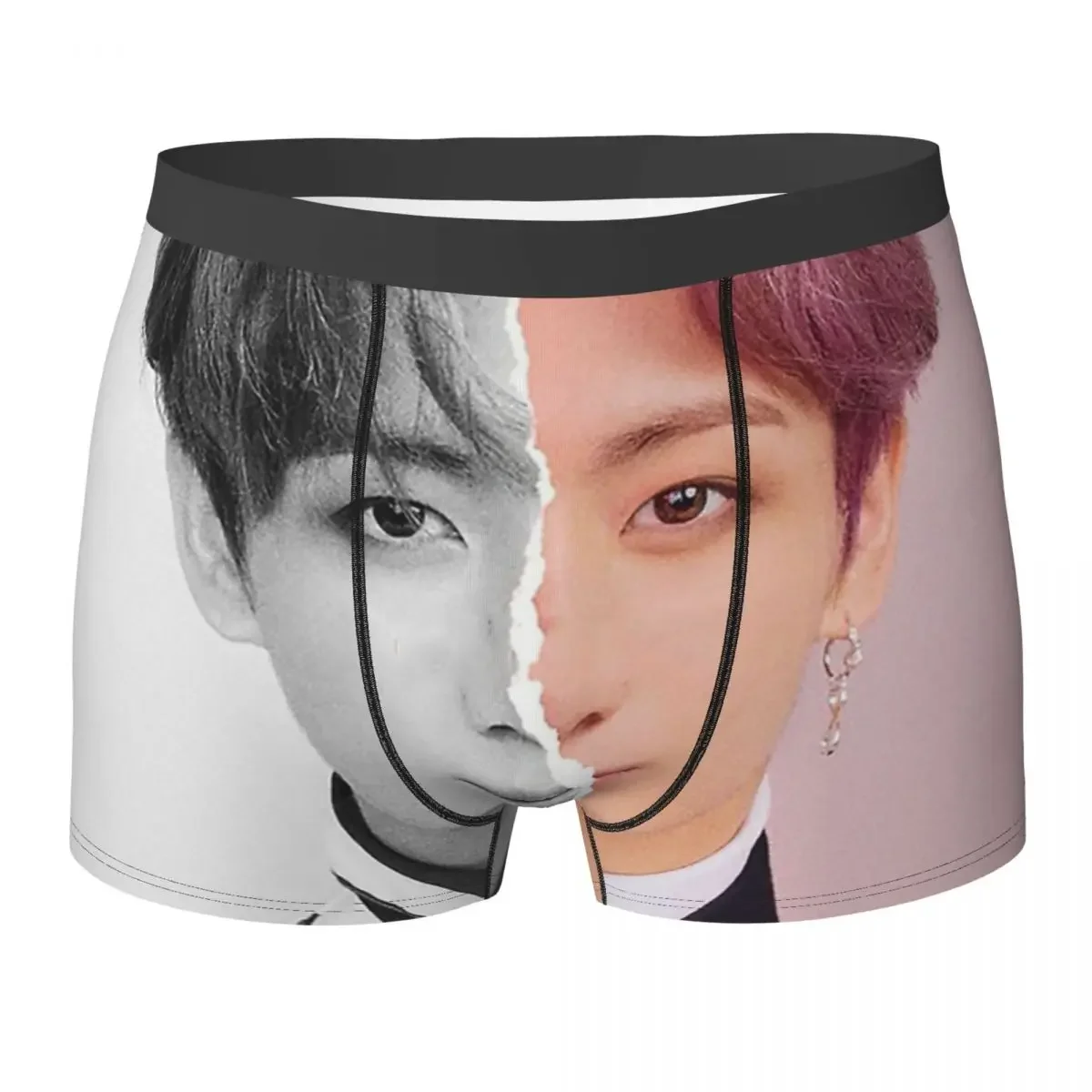 Boxer Underpants Shorts Jungkook 1 Panties Men Soft Underwear for Homme Man Boyfriend Gift