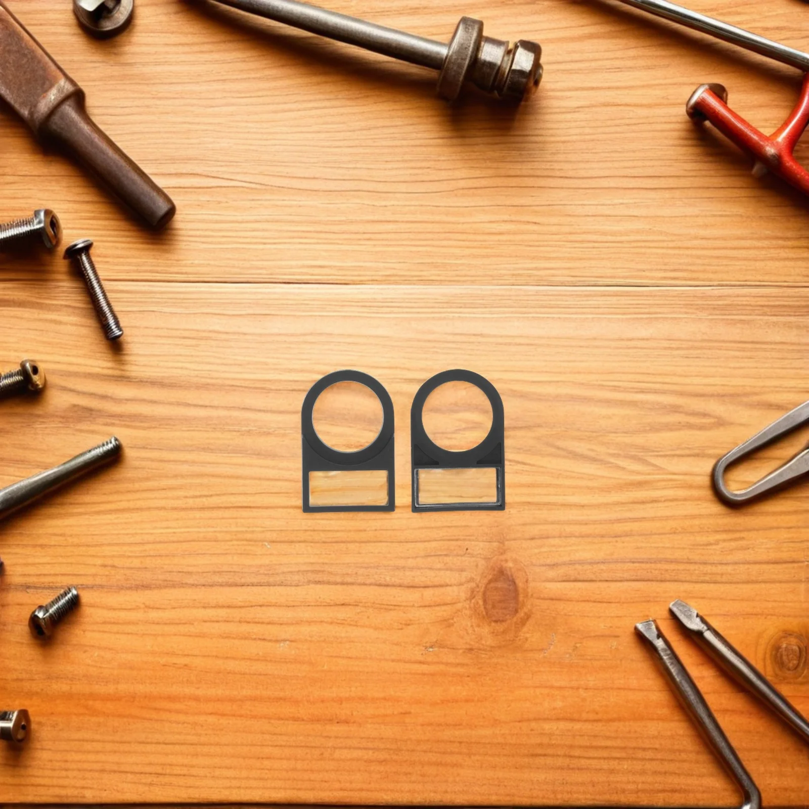 

100pcs Electrical Identification Accessories Plastic Push Button Switch Notice Sign Board Black For Signal Marker