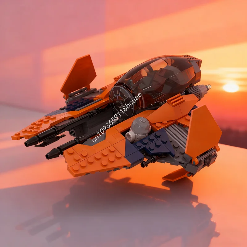 

381 шт. MOC Eta 2 Actis Class Interceptor Star Модель игрушки Строительство Рождественские подарки блоки Строительство DIY Кирпич Дети День рождения