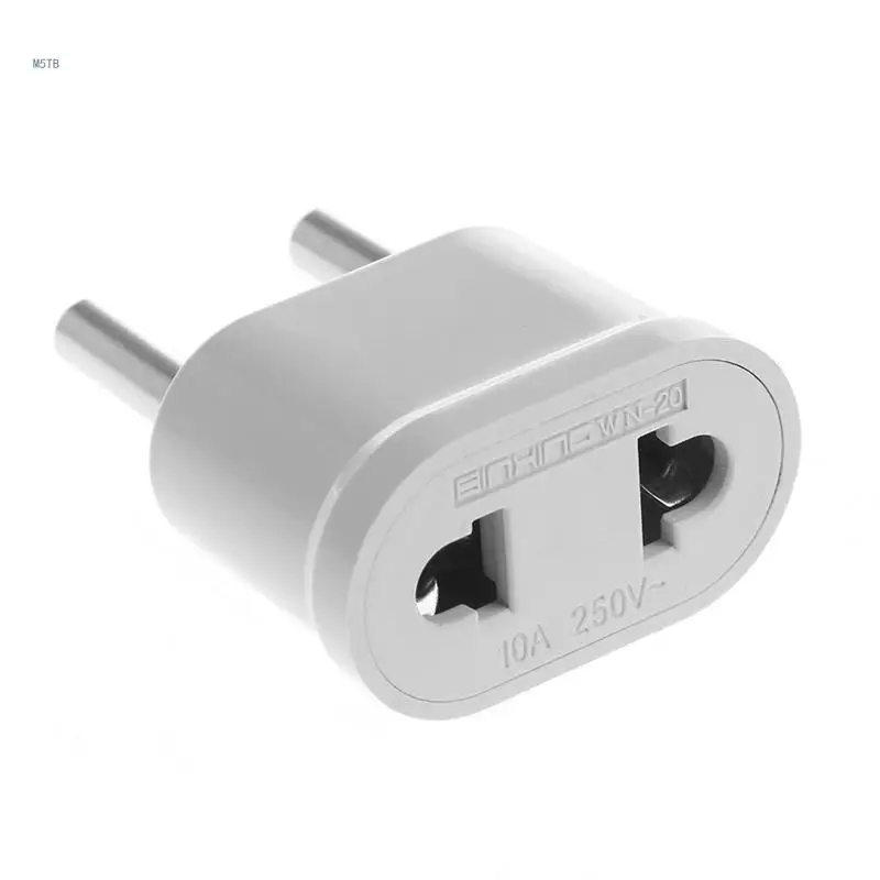 US Female to EU Male Power Plug Converter 110V 250V 50/60Hz Dropship