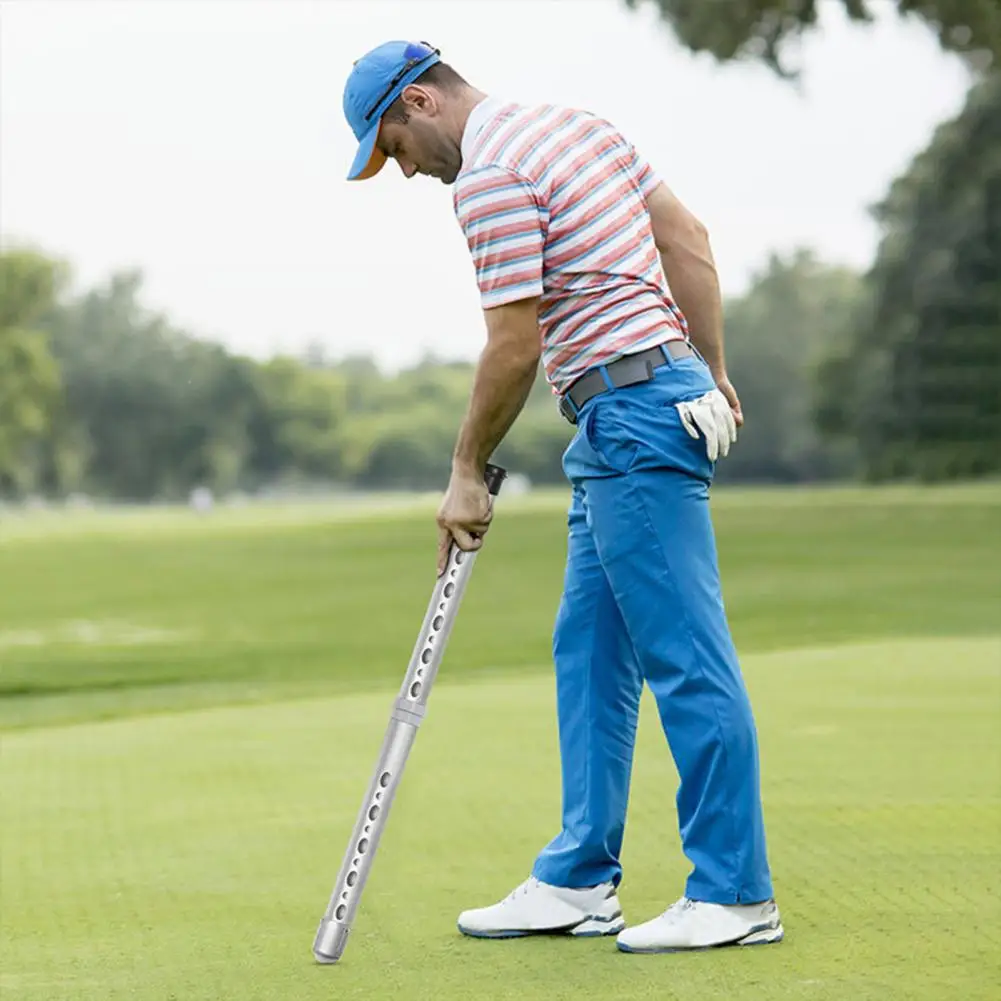 

Durable Golf Ball Scoop Aluminium Alloy Golf Ball Retriever Shag Tube with Detachable Collector for 21 Balls Golf Ball Picker