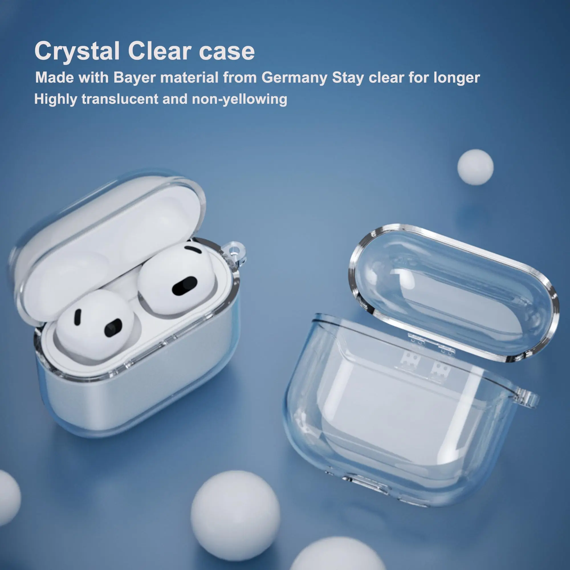 新しい Airpods 4 Bluetooth イヤホン ANC ワイヤレスヘッドフォンイヤフォンとクリーニングキットノイズキャンセリングクリアケース Airpods 4