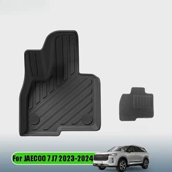 For JAECOO 7 J7 2023-2024 Car Styling Floor Mats Double Layer Carpet TPE Foot Pad Interior Floorliner Trunk Mat Auto Accessories