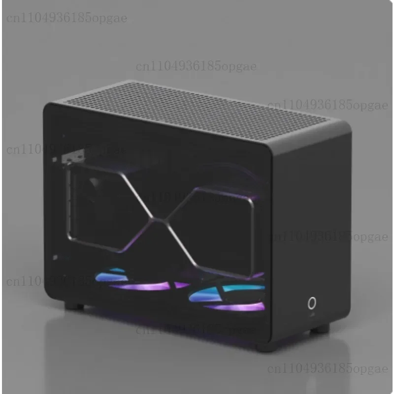 G1 Pro ITX Aluminum Alloy Case Supports Water-cooled Mini Tower Chassis With Tempered Glass Side Panels