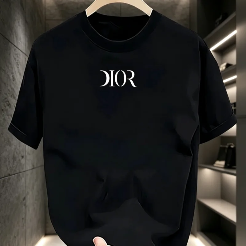2026 New Summer T-shirt Printed Round Neck Short Sleeve for Men and Women Comfortable Wardrobe Essential Day Wear T-shirt
