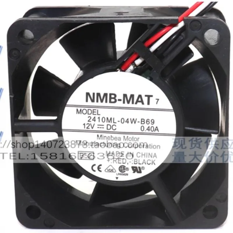 

Original New Fan for NMB 2410ML-04W-B60/B69 12V 0.40A 6CM 6025 Cooling Fan 60 * 60 * 25MM