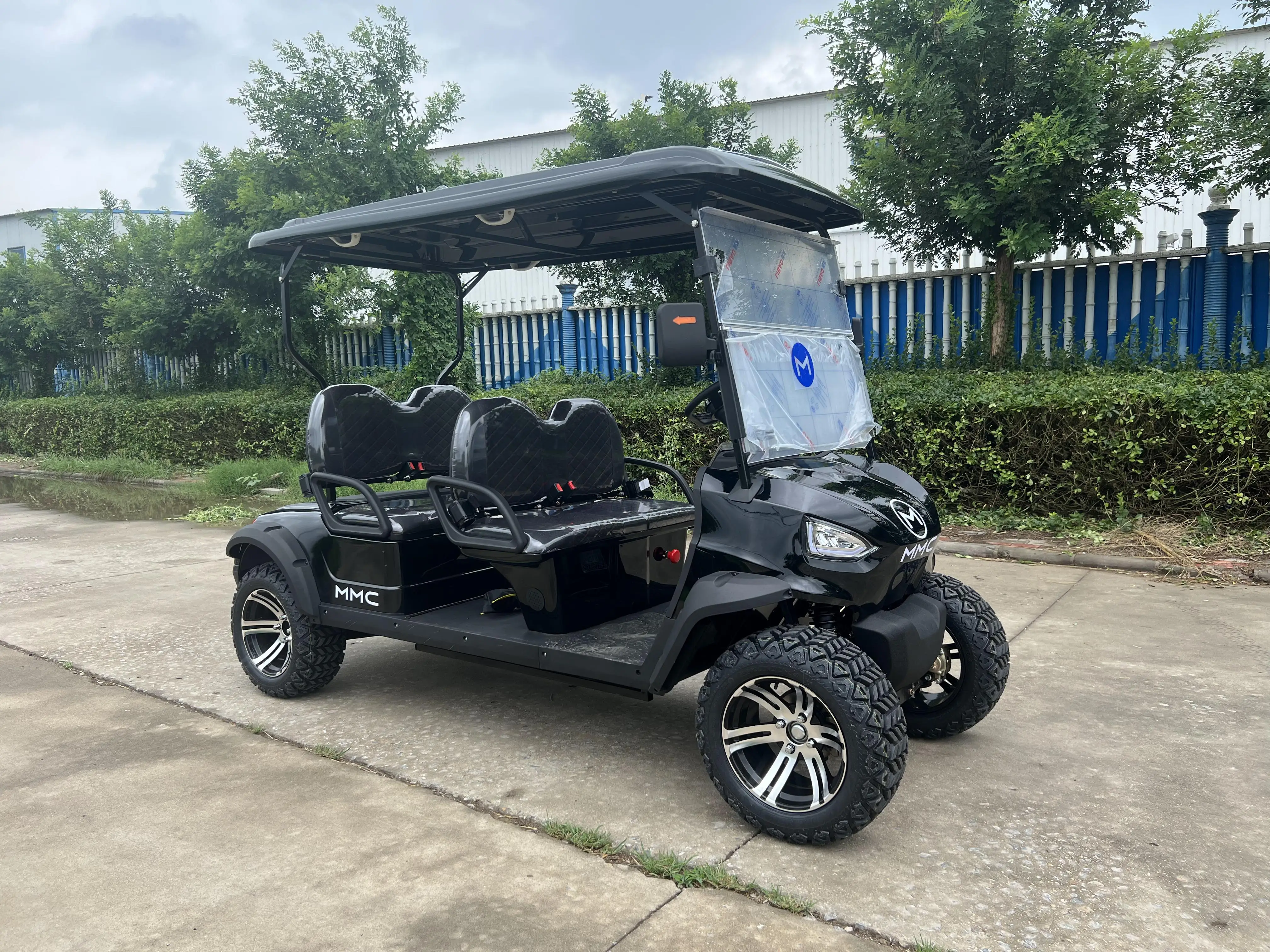 48v Electric Golf Cart Beach Resort 4 Seater Lithium Battery Golf Cart Off Road Buggy Garden Villa Electric Hunting Golf Cart