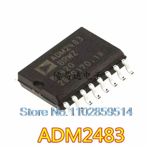 5PCS/LOT  ADM2483 ADM2483BRWZ  RS-485/RS-422 SOP-16