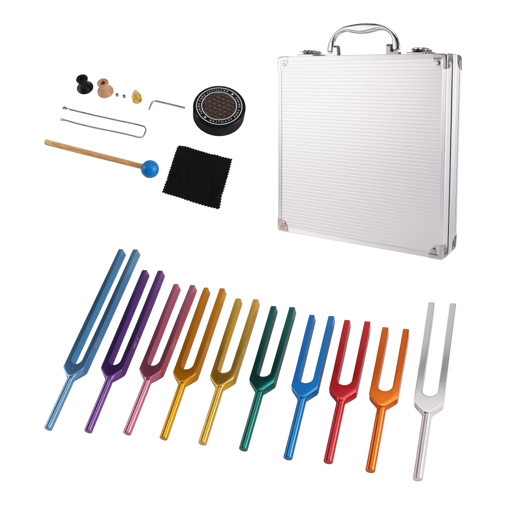 ABHS-Chakra Tuning Fork For Healing Chakra Tuning Forks For Sound Therapy,Keep Body