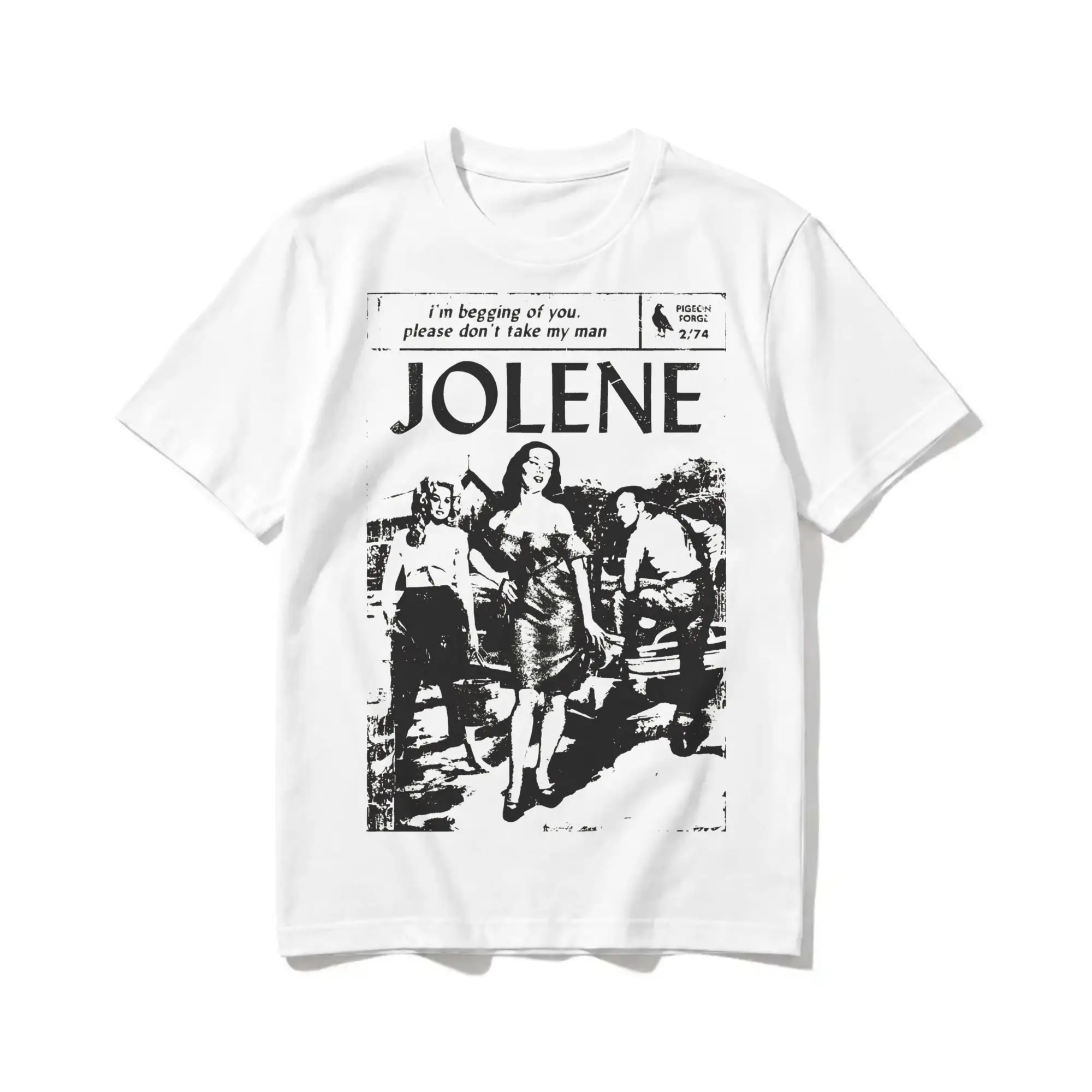 Jolene by Dolly Parton T Shirts Men Women Cotton Funny T-Shirts Round Collar  Tee Shirt Short Sleeve Tops Printed