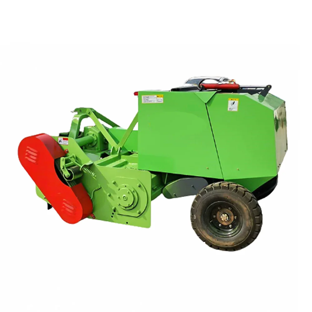 YG Straw Crushing Baler/ Automatic Grass Crushing Packaging Machine/ Corn Straw and Grass Wrapper Machine with