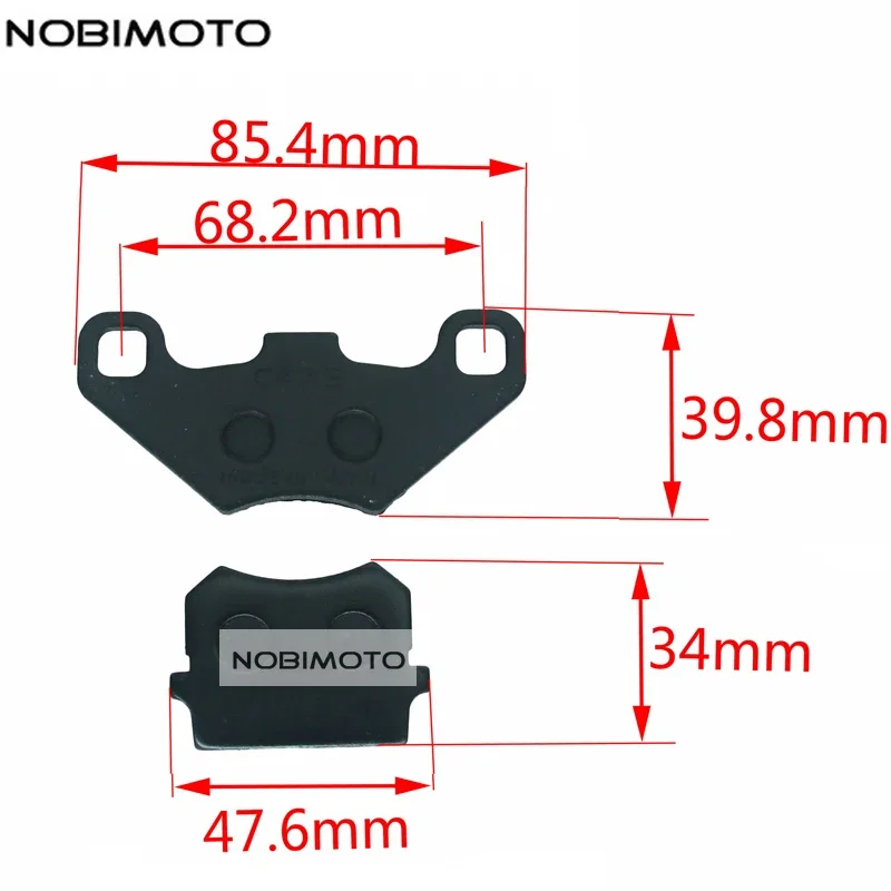 

Universal ATV Pit Bike Motorcycle Moped Scooter Disc Brake Pad Replacement Parts Accessories