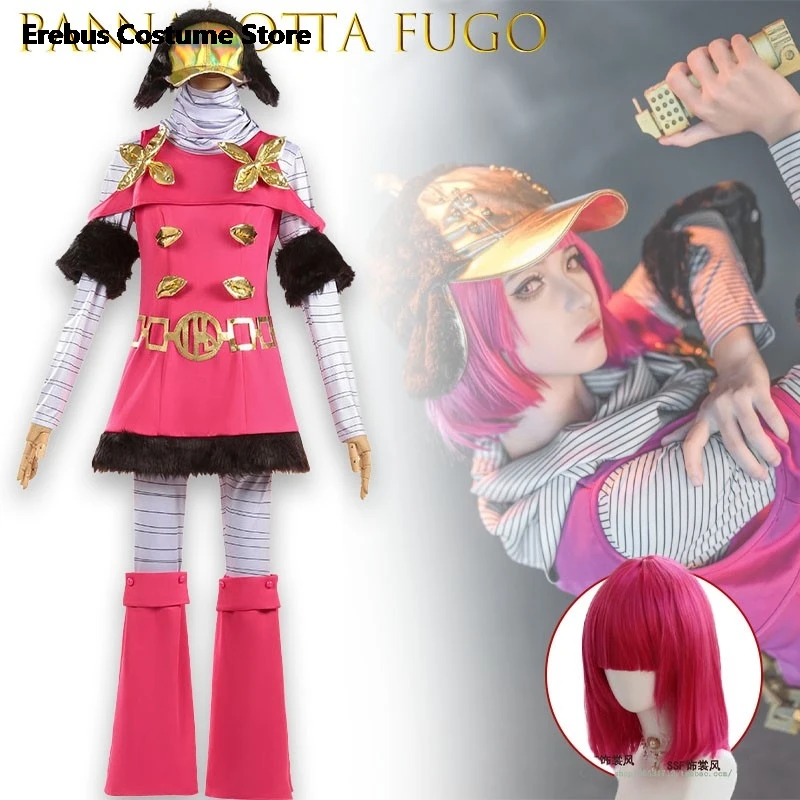 

Carnival disfraz Bizre Adventure Pannacotta Fugo Purple Vines Cosplay Costumes Glowing Effect Wearable Lightweight Foam adulto