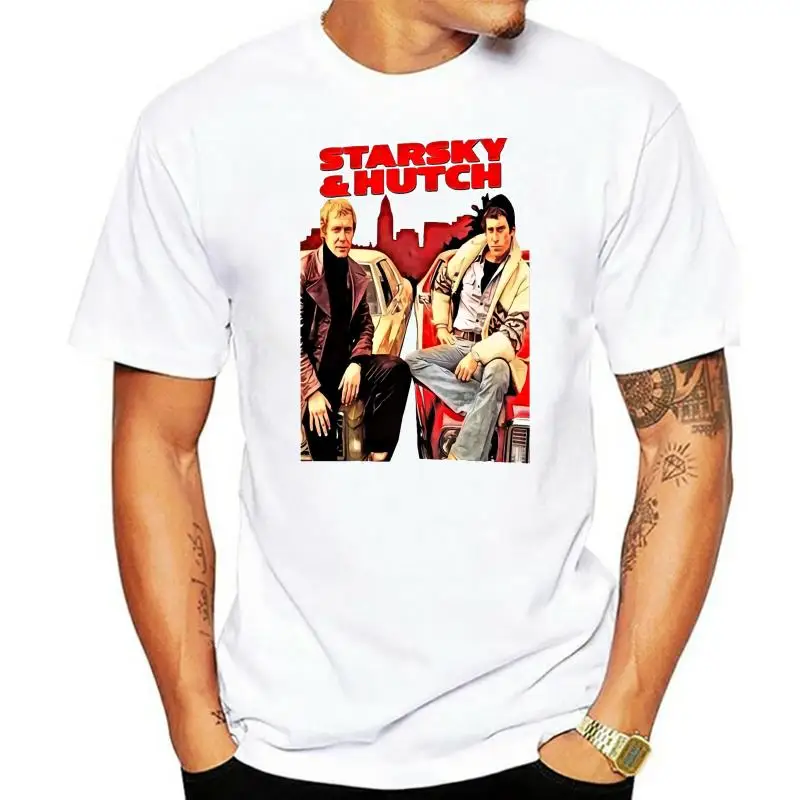 Starsky Hutch Tees T Shirt Classica Tv Show Cult Abbigliamento Casual Modo Della Adulto Cool Short-Sleeve T-Shirt men