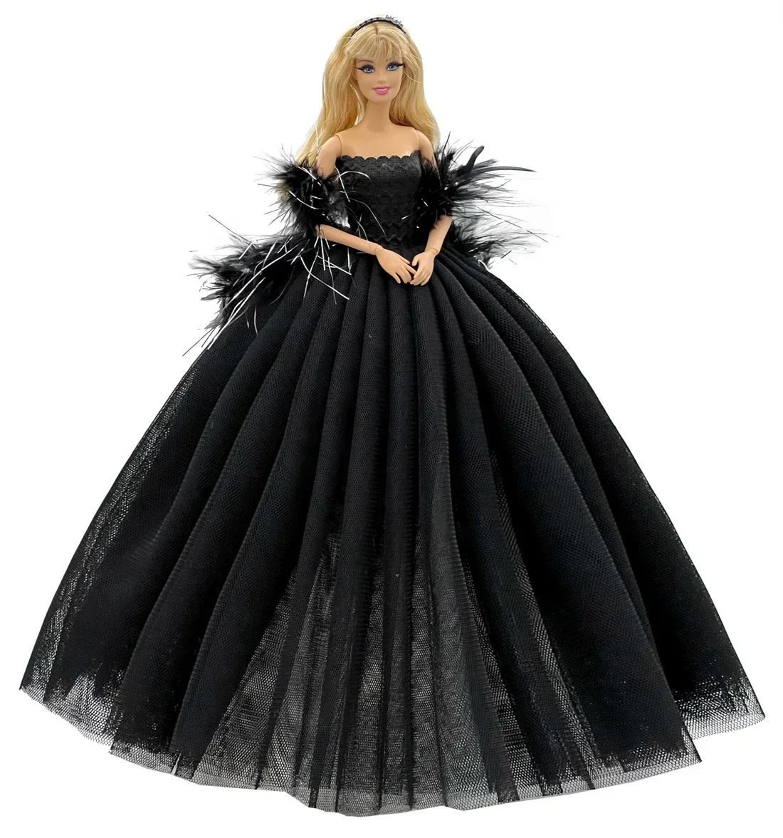1 Set Cloth Doll Accessories Princess Dress + Shoes for 11.5 Inch 30cm Doll Kids or Birthday Gift