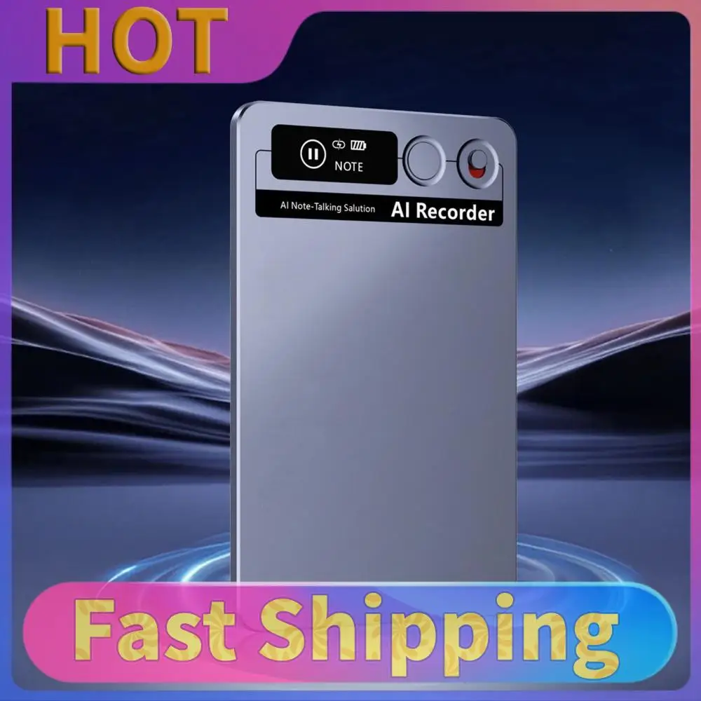 

Цифровой диктофон с транскрипцией и переводом в реальном времени, управление через приложение для лекций, совещаний, интервью