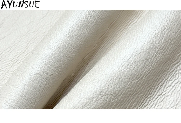 سترة من الجلد الطبيعي من AYUNSUE معطف فرو من جلد الغنم الطبيعي للنساء معاطف من الفرو الحقيقي من ميرينو ملابس شتوية دافئة للسيدات شوبانا Жénska