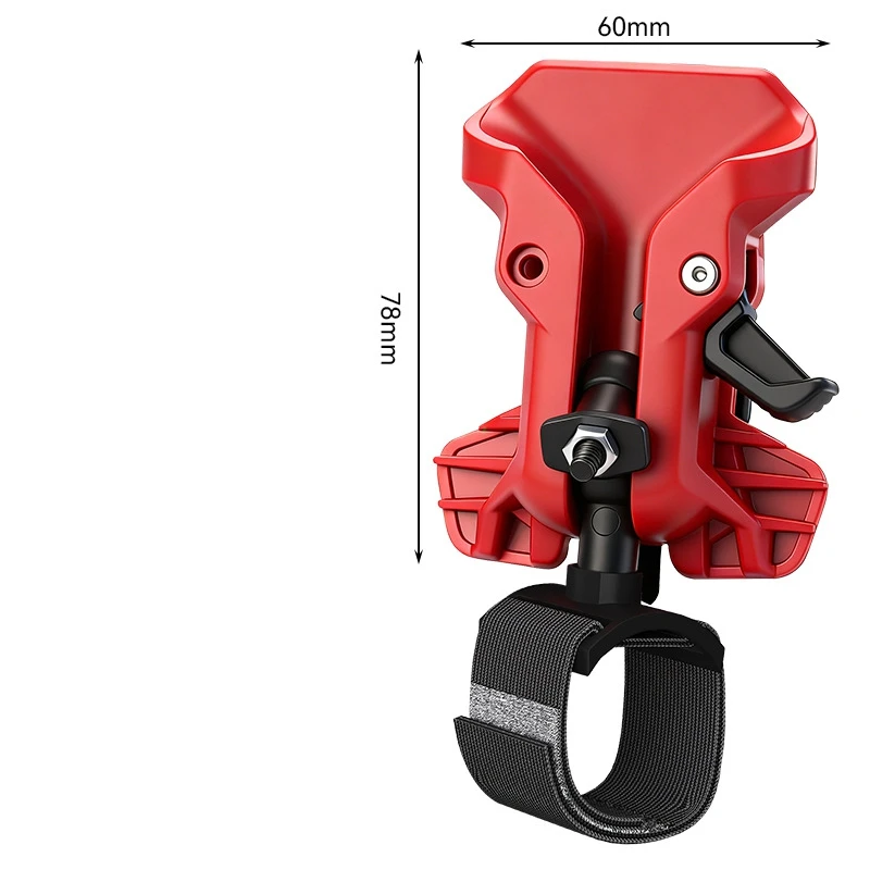 1/2 Stück Neue Elektrische Bohrmaschinen-Schnellverschluss-Klemme Gürtelholster-Halterung 70g Hochfester ABS-Kunststoff für Elektrowerkzeug Taillengürtel-Clip Rot