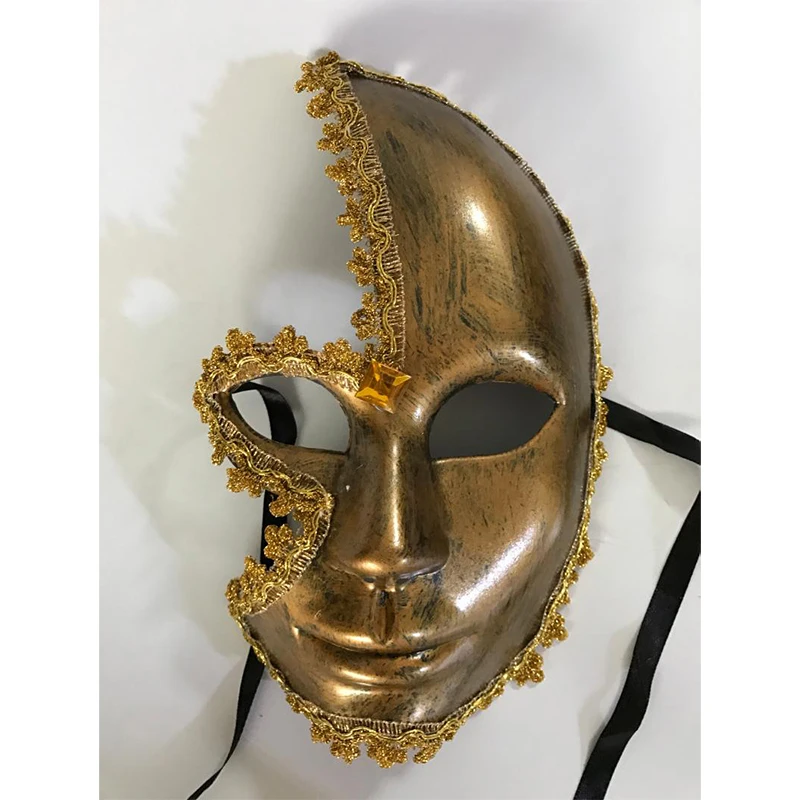 Venetiaanse Maskerade Masker Prinses Mannen Vrouwen Veren Bloemen Kant Zwart Wit Glanzend Kerstfestival Cosplay Feest Carnaval