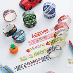 Korean Basic Washi Tape DIY Scrapbooking Diary Album Journal Hand Account Masking Tapes Kawaii Stationery