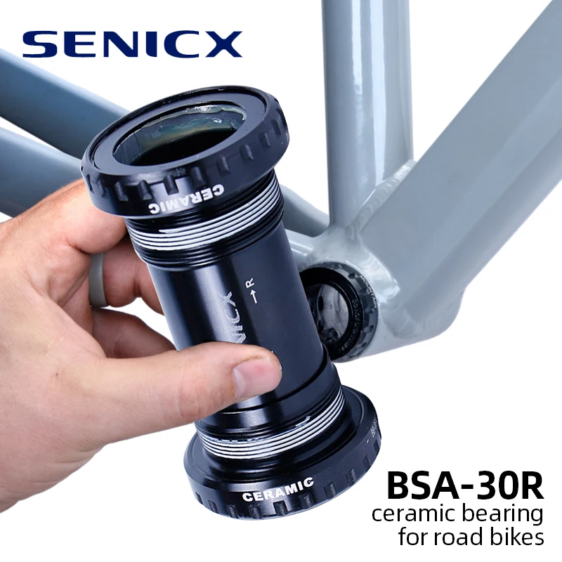 

SENICX BSA30 68-73mm Ceramic Bearing for Bicycle Bottom Bracket Suitable for SRAM Crankset Universal Road Bike Central Movement