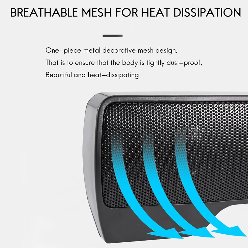 Clip Mini Portable USB Stereo Speaker Soundbar for Notebook Laptop Computer PC Mp3 Phone Music Player-A22U view 6