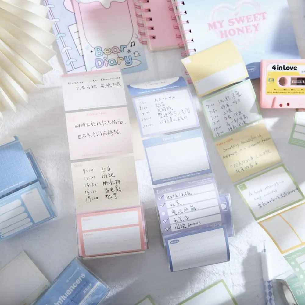 Pull-Out Roll Keypoints marcador, Memo Pad, DIY Sticker Papelaria, etiqueta de programação