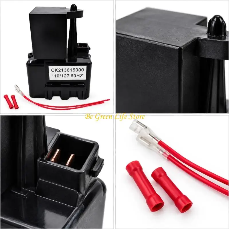 M7DF CK213615000 Labeled Compressor Starter Component with Red Wires