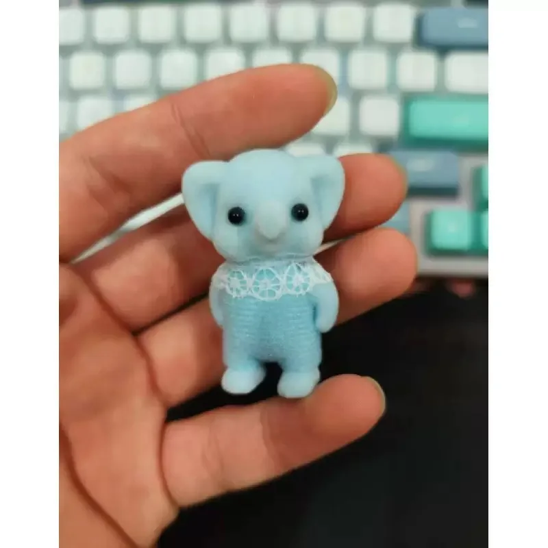 シミュレーション森のウサギの家族 DIY プレイセットミニウサギクマフィギュアおもちゃ人形キッズギフト